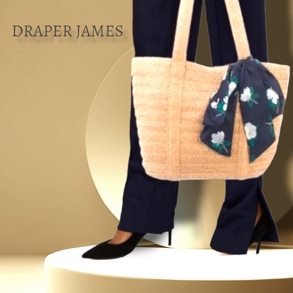 Draper James Everyday straw floral purse - Picture 2 of 8